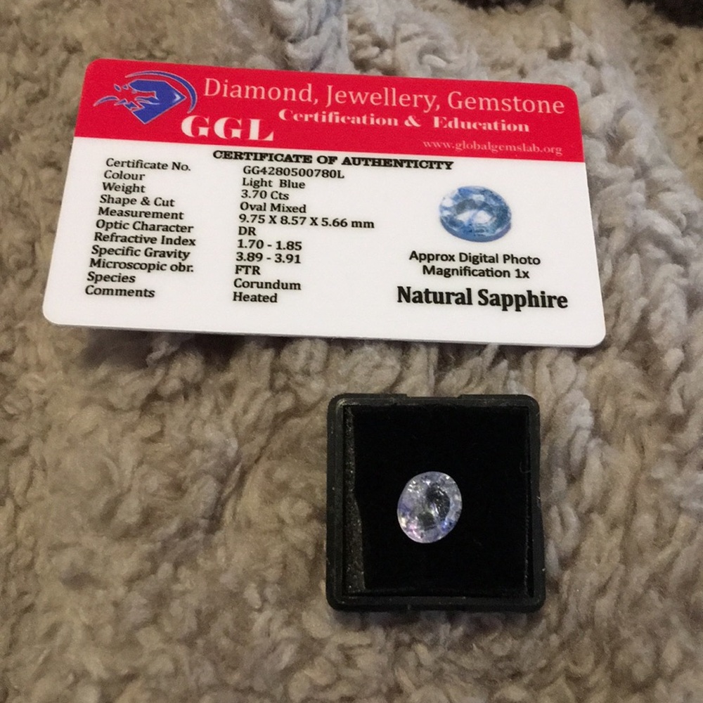 Loose sapphire stone